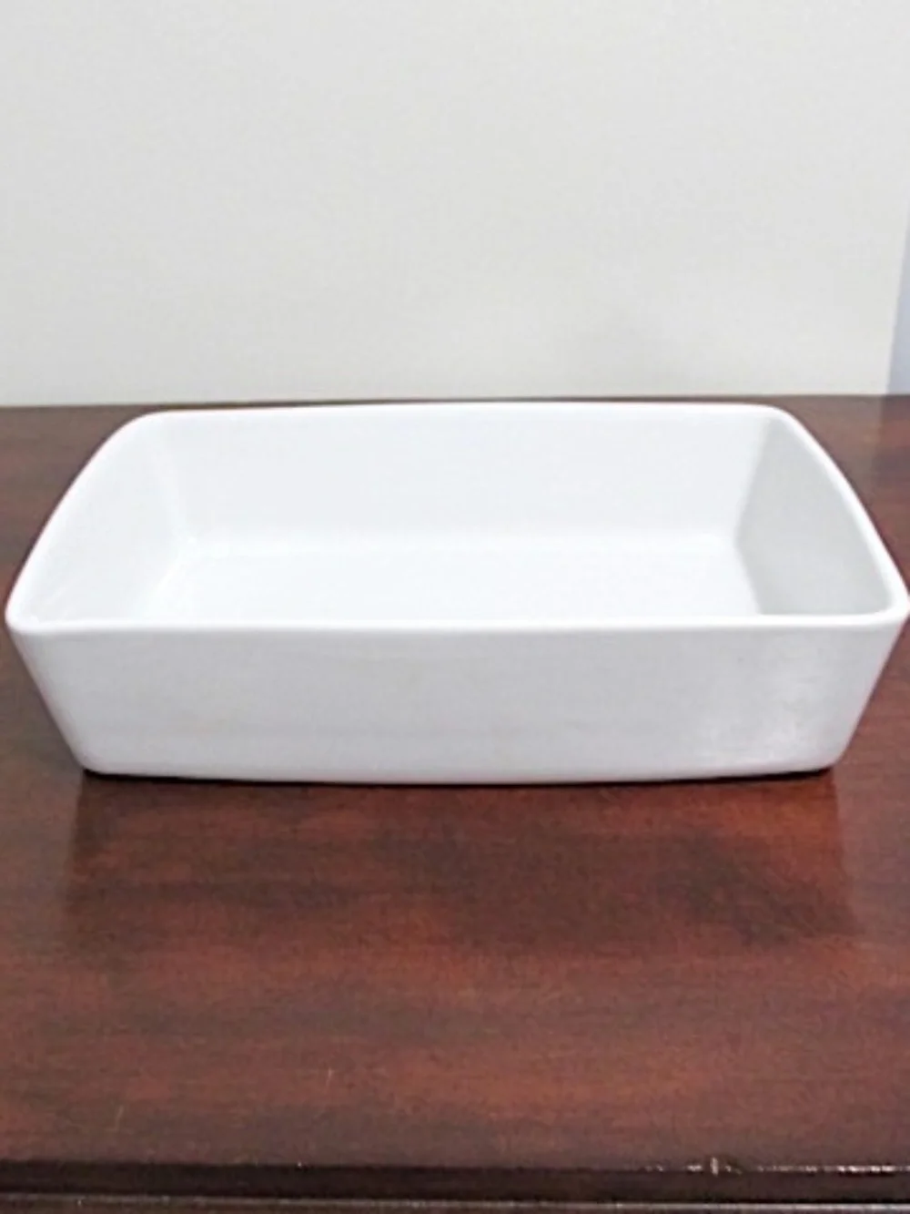 Versatile White Stoneware Baking Dish, Made in Portugal